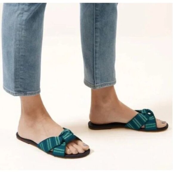 ROTHY'S Jungle Stripe The Knot Sandal 8.5 - Picture 1 of 8